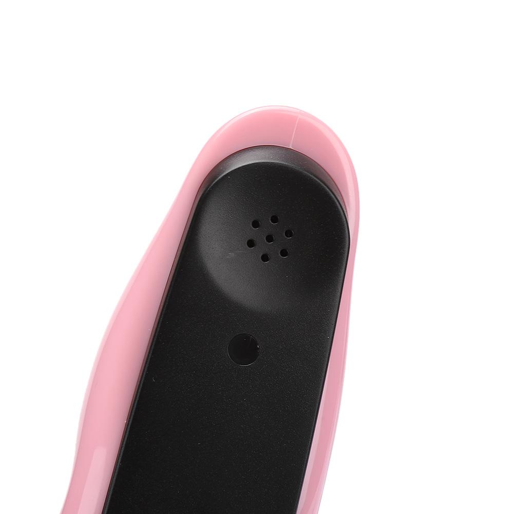 European   Home Telephone Fashionable Pink Lips Shape Desktop Landline Phone