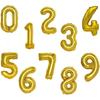 40 Inch 0-9 Gold Large Numbers Balloons Helium Foil Mylar Number 9 Balloons for Boy Girl Birthday Party, Wedding Anniversary and Anniversary Events