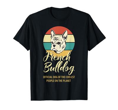 Orgulhoso Dono de Bulldog Francês Filhote de Bulldog Francês Camiseta de Presente de Aniversário de Bulldog Francês, Amante, Camiseta