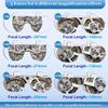 Headband Magnifying Glass, Rechargeable Head Magnifier Glasses with 2 LED Lights,for Reading, Jewelry Crafting, and Precision Work