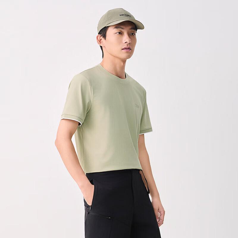 Baoxiniao Men's Casual Round Neck Short Sleeve T-Shirt