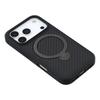 For iPhone 17 Pro Max Case Compatible with MagSafe Kickstand TPU+PC Phone Cover Carbon Fiber Texture