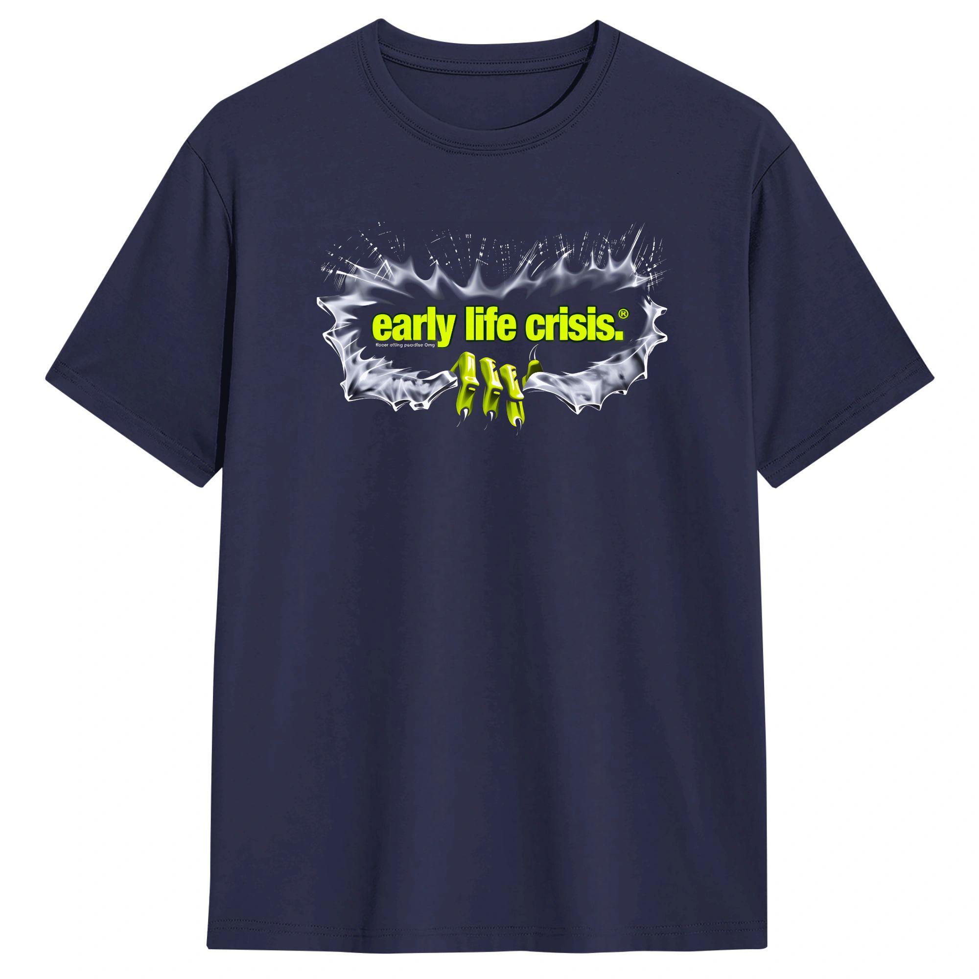 

Mens TShirt Nettspend Early Life Leisure Cotton Tees Short Sleeve T Shirt Crew Neck Tops Plus Size 4XL