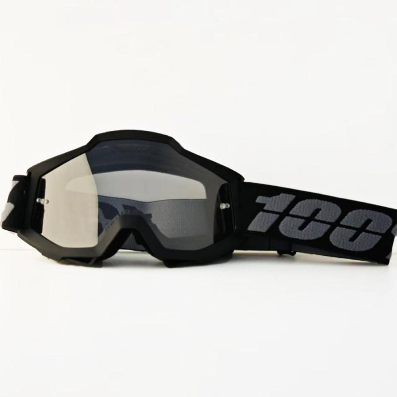 Motorrad Fahrbrille Winddicht Sportbrille Vollrahmen PC-Linse Austauschbar Unisex Fahrradbrille