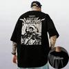 Neon Genesis Evangelion "Asuka Cyborg" Anime Vintage Grafica Oversize Streetwear Pop Rock Concerto Fan Merch Maglietta