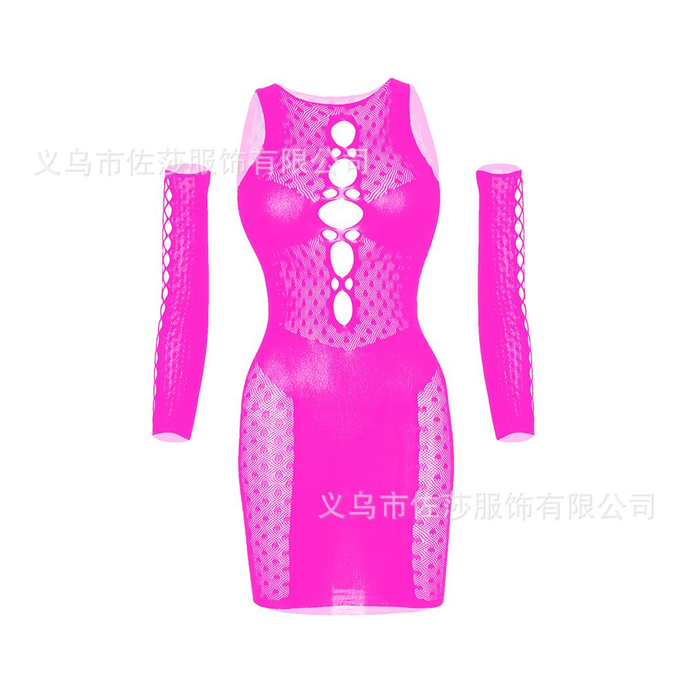 Sex underwear, mesh, hip skirt, onesie set, stockings.