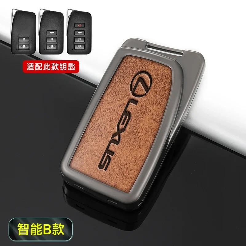 

Leather Car Key Case Cover for Lexus RX350 NX300 Es300h Rx450h GS300 GX470 IS250 ES350 LX570 GX460 Nx300h Is300h Car Accessories