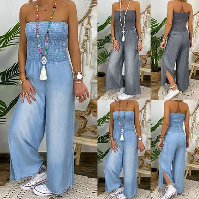 plus size baggy denim overalls