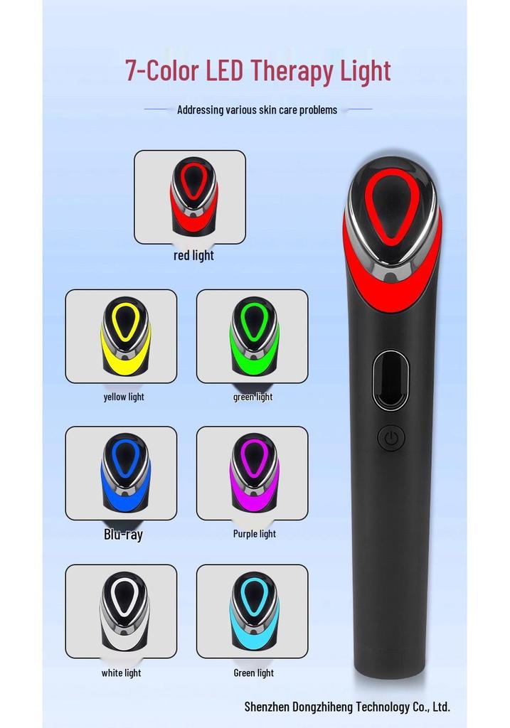 Portable Multi-Functional Beauty Eye Massager with Seven-Color Therapy