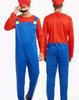 Halloween Cosplay Costume Mario Parent-Child Suit Prom Show Costume Mario Kids Costume