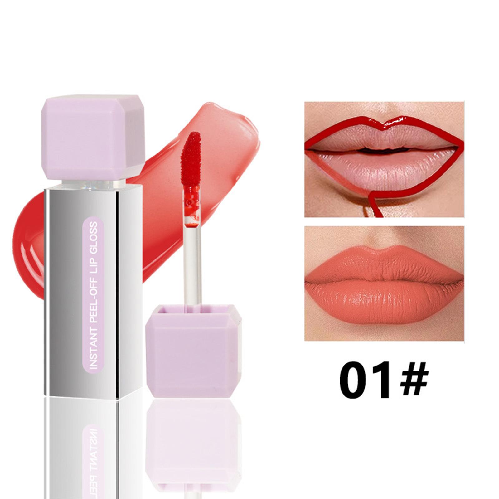 

3Pcs Matte Peel-off Lip Stain Kit – Smudge-resistant Long-lasting Pigmented Gloss One Size