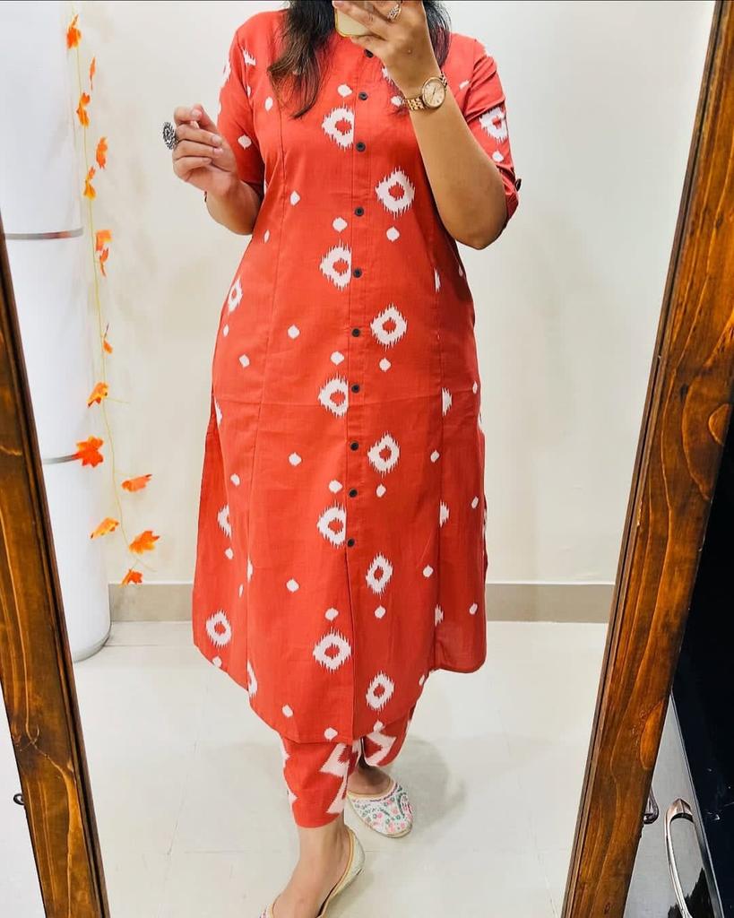 Women Designer A-line Kurta Pant Cord Set Indian Bollywood Top Tunic Kurti Party Wear