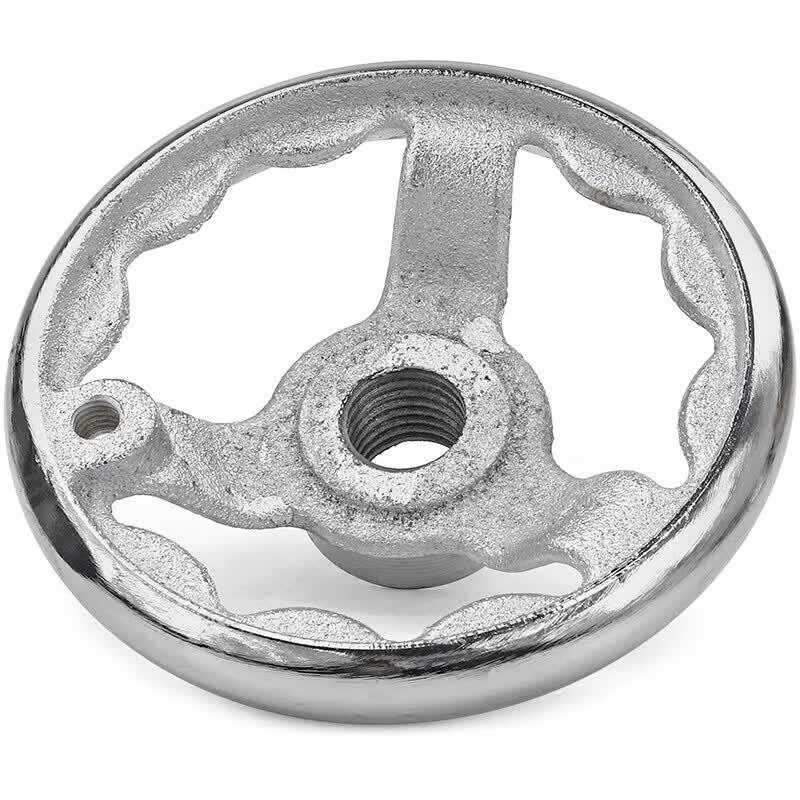 Zhuchuang Jingpin 3-inch Cast Iron Chrome Round Handwheel