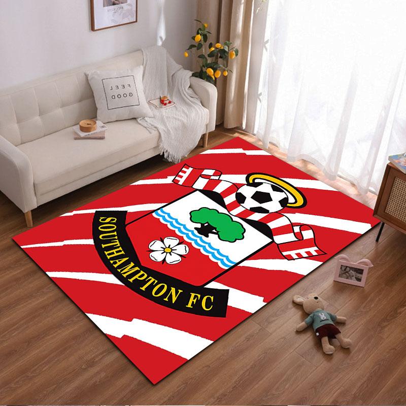 Southampton FC Logo Carpet Suitable As a Non-slip Mat for the Living Room or Bedroom Sofa
