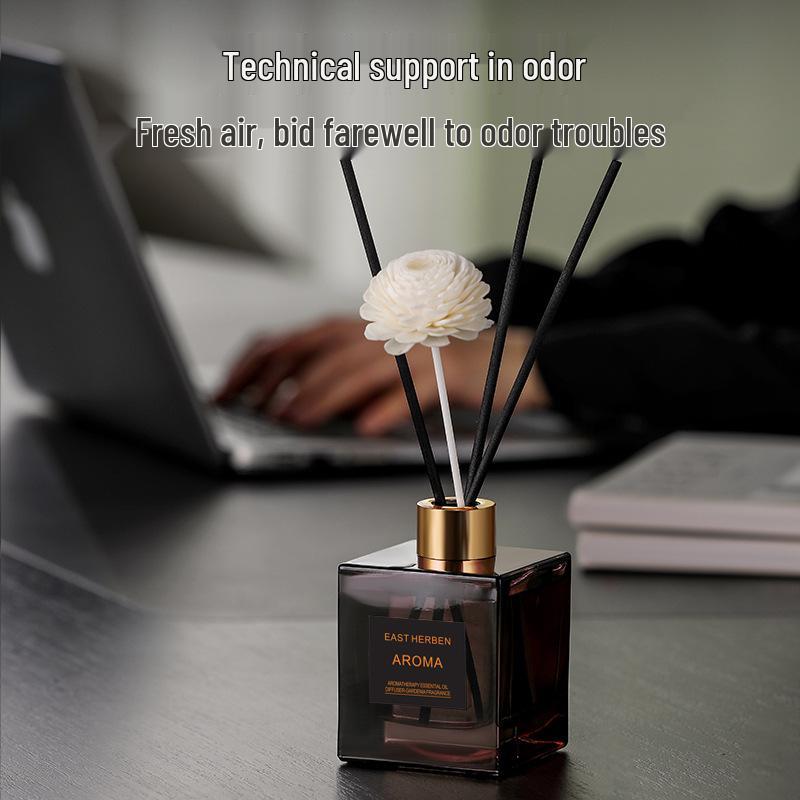 200ML Large Capacity Rattan Reed Aroma Diffuser for Home and Hotel - Long-lasting Flameless Fragrance