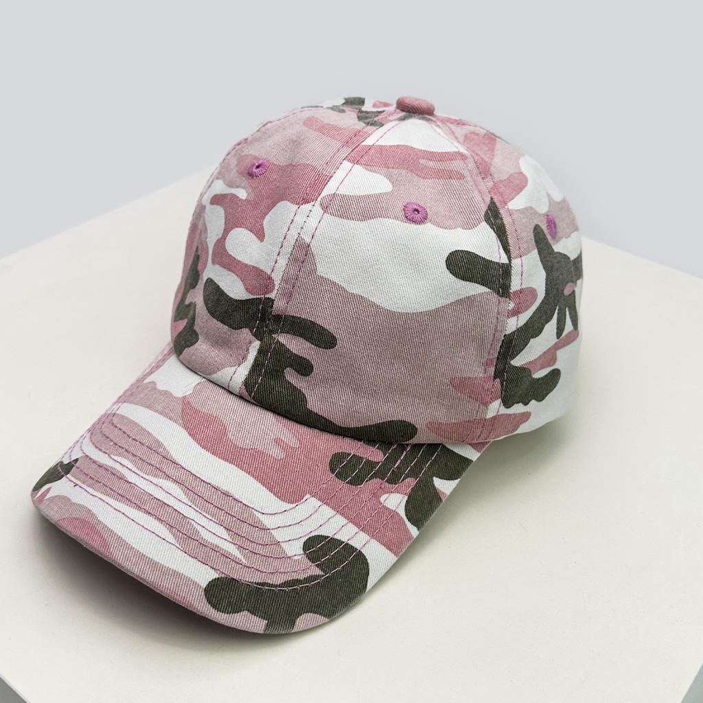 Baseball Style American Camo Street Urban Women  Men For Neutral Gender Fresh Caps Peaked Hats Sunshade Retro Versatile Personal Sports Fashion