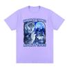 Human By Chance Alpha By Choice Wolf Funny Meme T Shirts Men Women Casual Cotton Short Sleeve T-shirts Comfort Oversized T-shirt