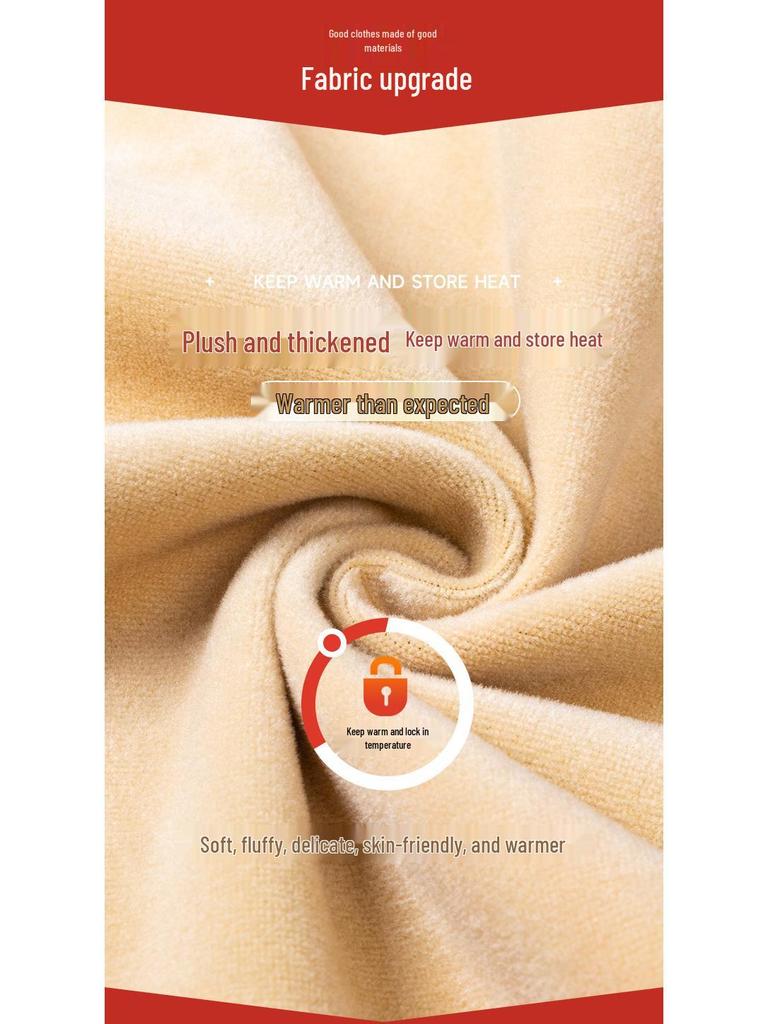 Women's Double-Sided Plaid Fleece Shirt: Warm, Velvet-Enhanced, Autumn Winter Fashion, Business Casual Style.
