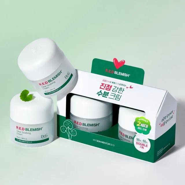 Red Blemish Clear Soothing Cream 50ml Jar (1+1) Special Set