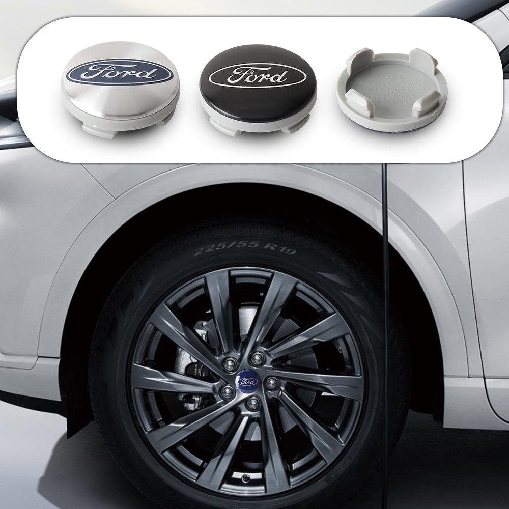 AJD1 4Pcs 54mm Original Car Wheel Center Hub Caps Covers Hubcap accessories For Ford Focus Mustang Fiesta Mondeo Kuga Transit Escape