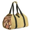 Outdoor Camping Large-capacity Firewood Storage Bag Waterproof Dual-purpose Handbag Wet Wax Canvas Logging Bag Yard Storage Bag