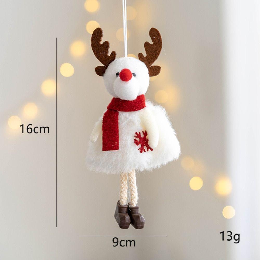 Snowman Christmas Ornament Doll Hanging Hanging Doll Creative Plush Doll Christmas Pendant Navidad