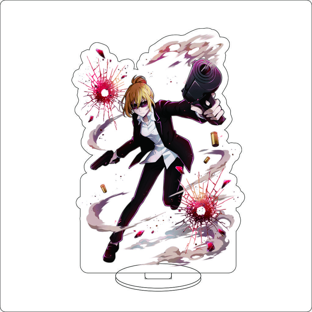 16CM Anime Bungo Stray Dogs Cosplay Ornaments  Edogawa Rampo/Fukuzawa Yukichi/Akiko Yosano  Figure Stand Halloween Gifts
