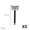 MOC Medieval Building Block Soldier Figure Weapon Accessories Battle Axe Bow Arrow Sword Sheath Shield Assembly Puzzle Brick Toy