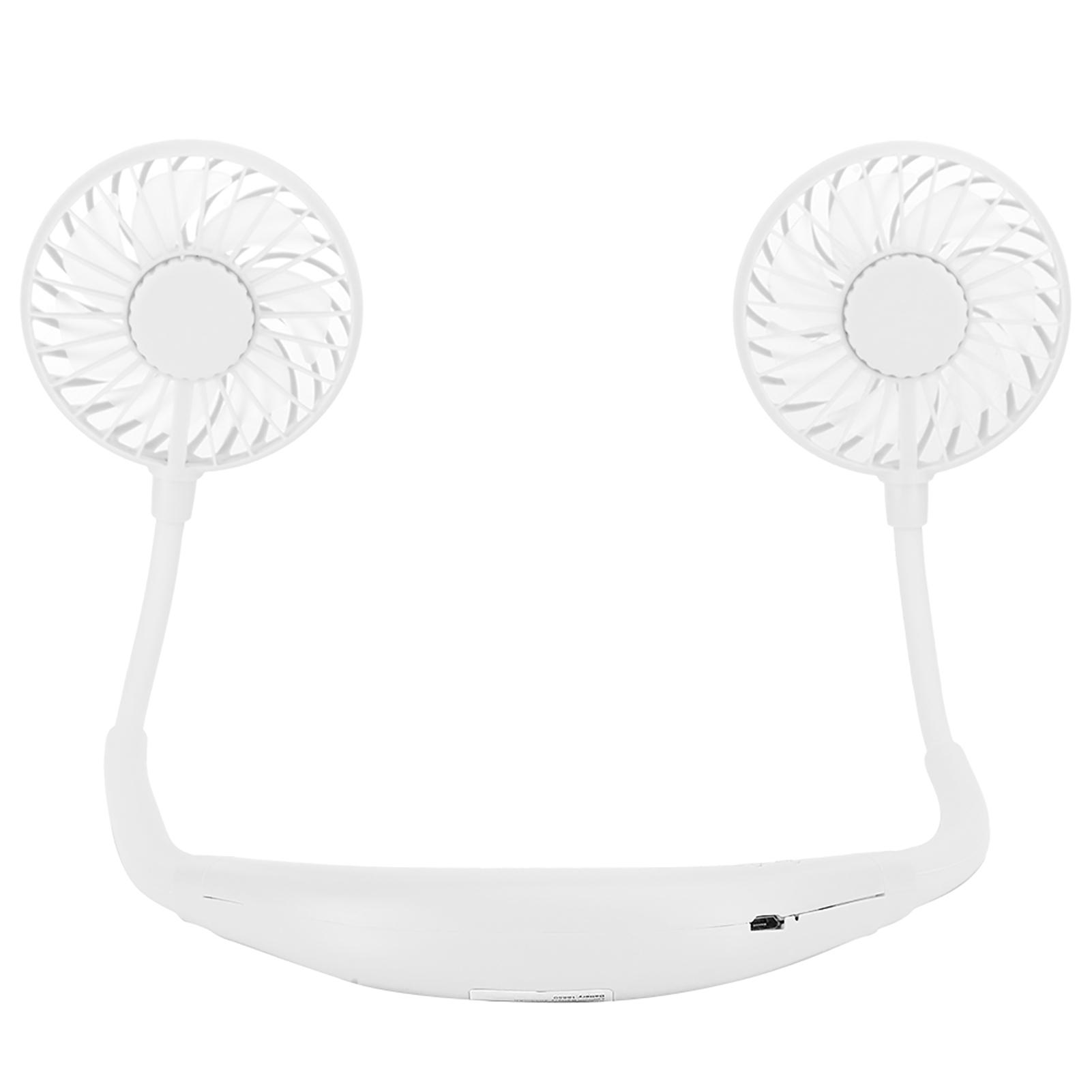 

F28 Носимый Портативный Спортивный Подвесной Зарядный Шейный Вентилятор Ароматерапия Складной Настольный Маленький Вентилятор с белый