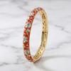 Enamel Vintage Cloisonne Bangle Traditional Chinese Chinese Peony Flower Bangle Peony Floral Classic Women's Hand Bracelet