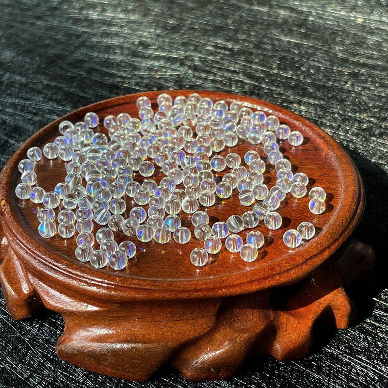 

Переливающиеся матовые круглые хрустальные бусины для изготовления украшений и аксессуаров своими руками 6mm, Hole ~1.5mm, 50 pcs/bag