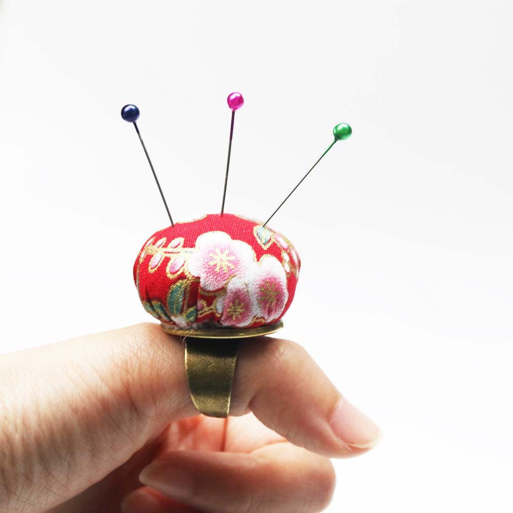 Craft Ring Sewing Tools Fabric Cotton Sewing Accessories Pin Cushion Needle Holder Needle Pillow