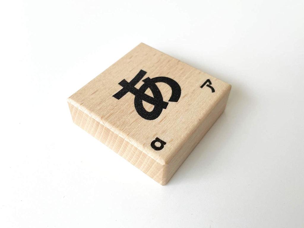 KATOMOKU Alphabet Building Blocks Food Edition km-117 Educational Toy Stylish Interior Object