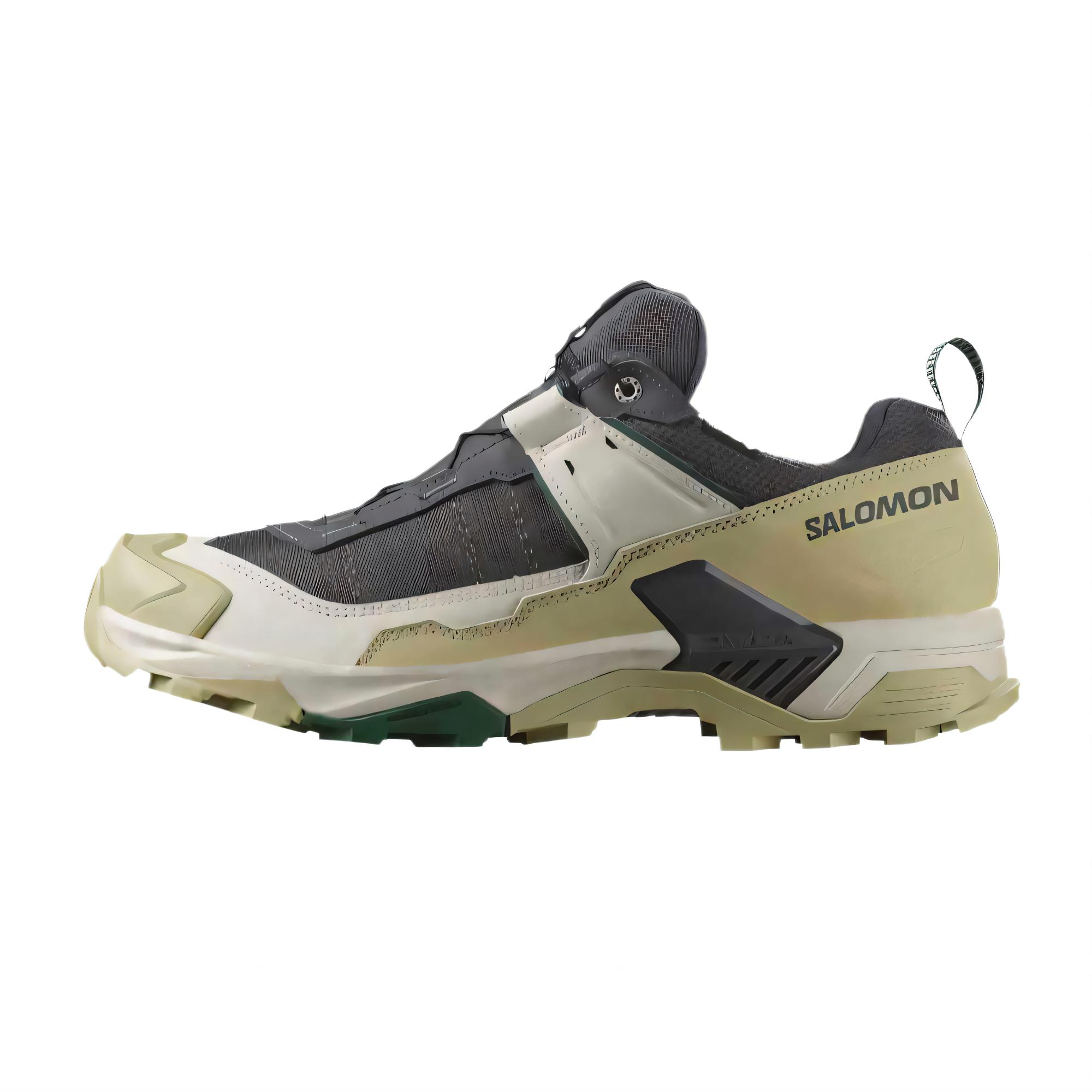 

SALOMON X Ultra 5 Мягкие Удобные Низкие Походные Ботинки Мужские Походные Ботинки Серо-Зеленые 477254 43⅓