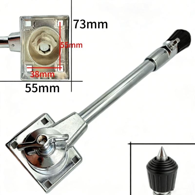 2Pcs Heavy Duty Metal Drum Leg Brackets Replacement Adjustable Drum Stand Legs For Enhanced Stability Easy to Use