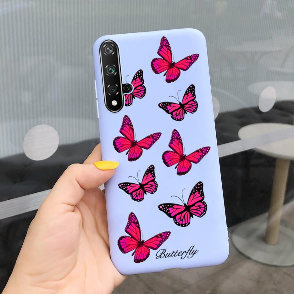 For Huawei Honor 20 Case Stylish Painted Silicone Soft TPU Phone Case Fundas For Huawei Nova 5T 5 T Honor 20 Honor20 Cases Cover
