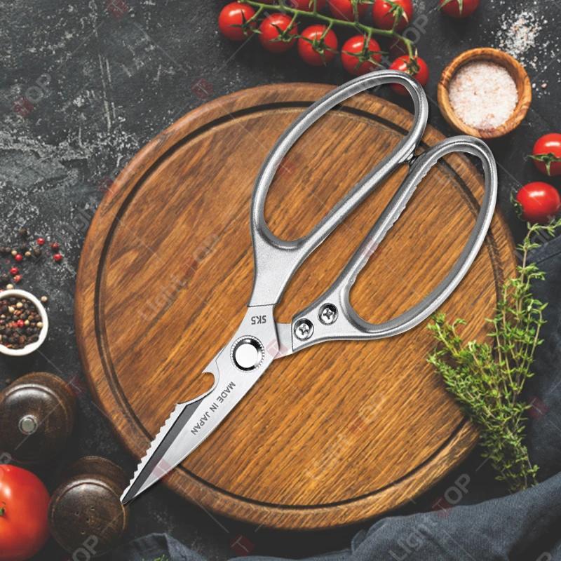 Sada kuchyňských nůžek Nerezové nůžky na kuřecí kosti Multifunkční nůžky Škrabka na rybí šupiny Nůžky na kachní maso Kuchařský nástroj