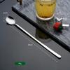 Long Handle Cocktail Stirrers Bartender Mixing Stick Spoon Stainless Steel Barman Kit Accessories Whisky Shaker Bar Kitchen 5
