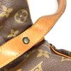 Louis Vuitton M42254 Monogram Saumur 35 Crossbody Flap Bag Shoulder Bag Brown