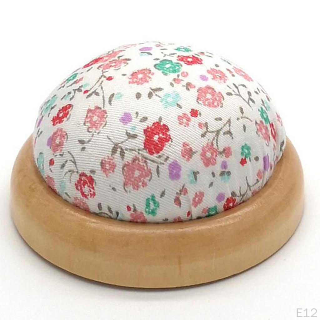Cloth Pin Cushion Sewing Tool Round Holder 7cm - E252-17