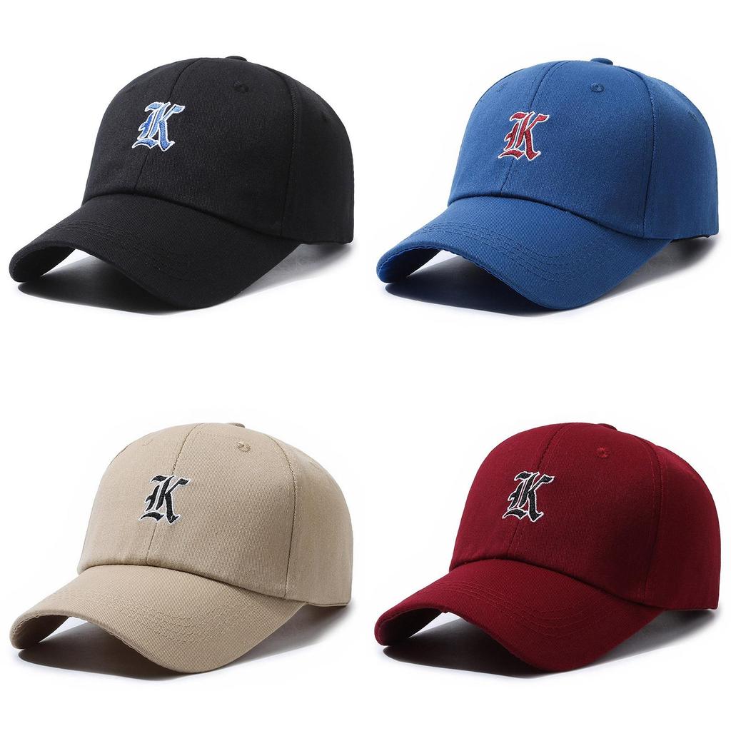 Embroidery Baseball Alphabet Cap Trendy Casual Hat Adjustable Sun Protection