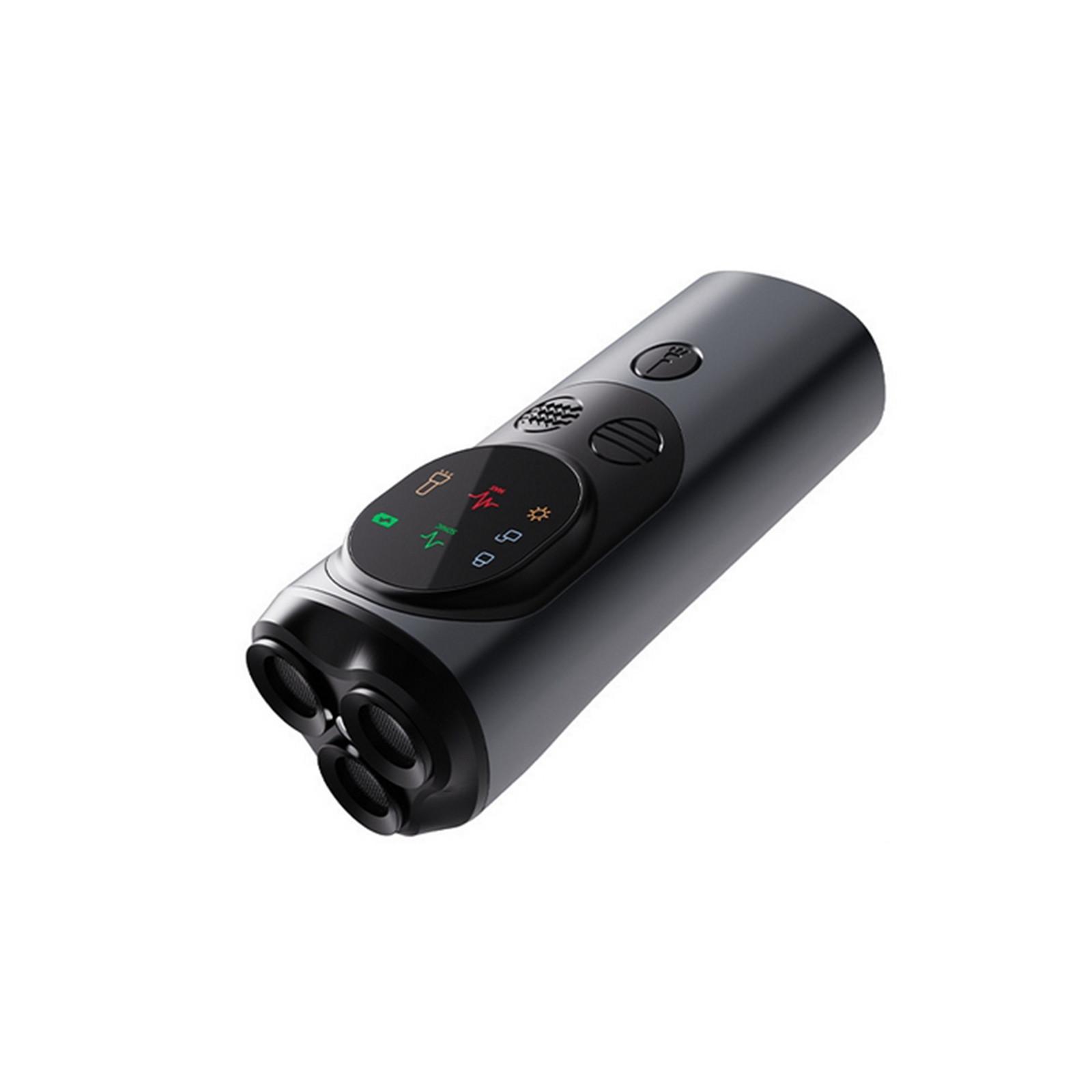 

Отпугиватели собак с двойной головкой, с экраном, остановкой лая, мигающим светом, аварийным светом, защитой от лая собак чёрный