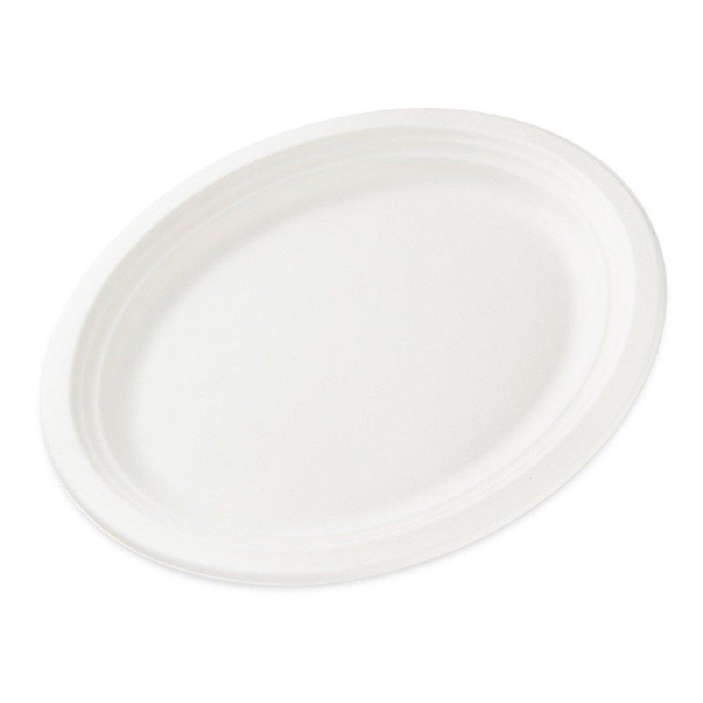 Disposable Oval Plates - - Disposable Reed Plate