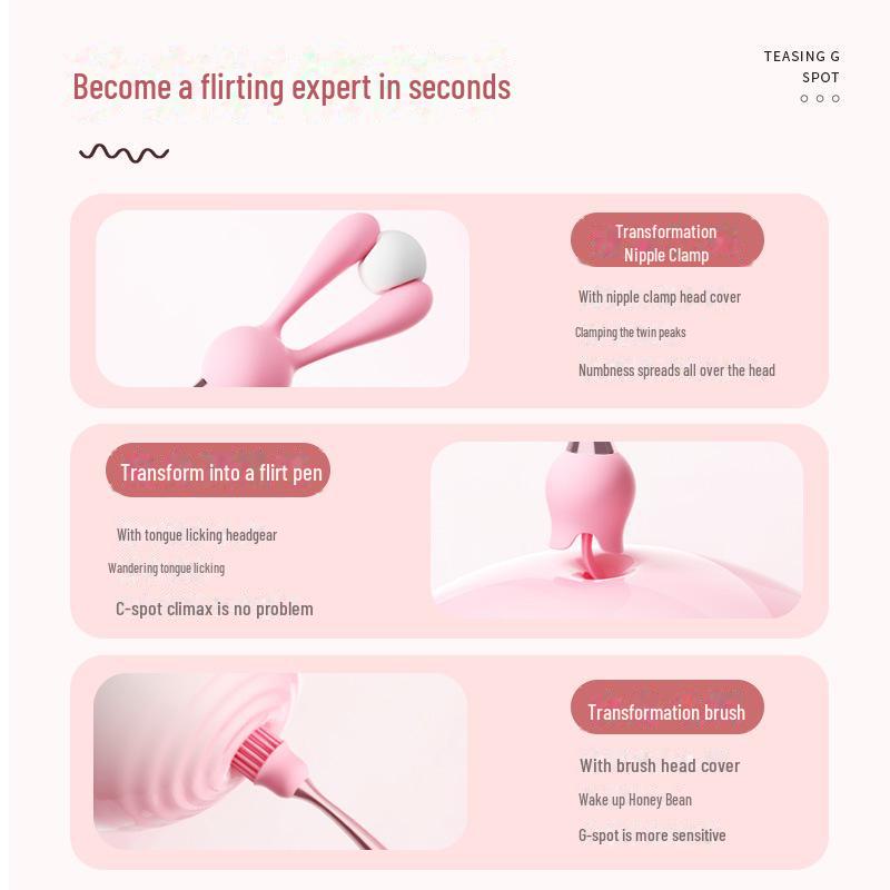 Miji Intense Vibration Pen for Women with 3 Head Covers - Adult Product (130/box)