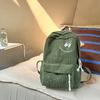 Schoolbag1011 Spring New School Bag Female Tide Korean Version Harajuku Student Backpack Plush Simple Versatile Casual Backpack