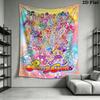 Pretty Cure Wall Tapestry Aesthetic Wall Hanging Printed Fabric Blanket Decorative Tapestries for Bedroom Living Room Home Decor