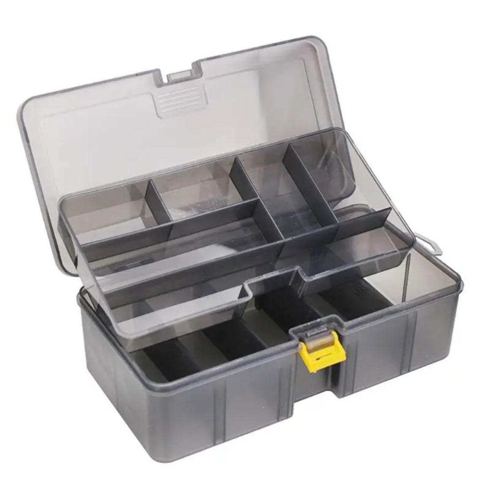 Portable Small Box Multipurpose Storage Box Organizer Tool Box Double Layer Box Storage Assortment Boxes Small Parts Box