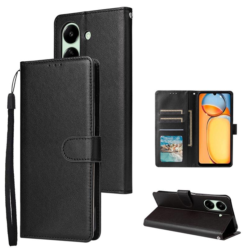 sFor Xiaomi Redmi 13C Leather Case On for Coque Xiaomi Redmi 13C Redmi13C 13 C Cover Funda Classic Style Flip Wallet Phone Cases