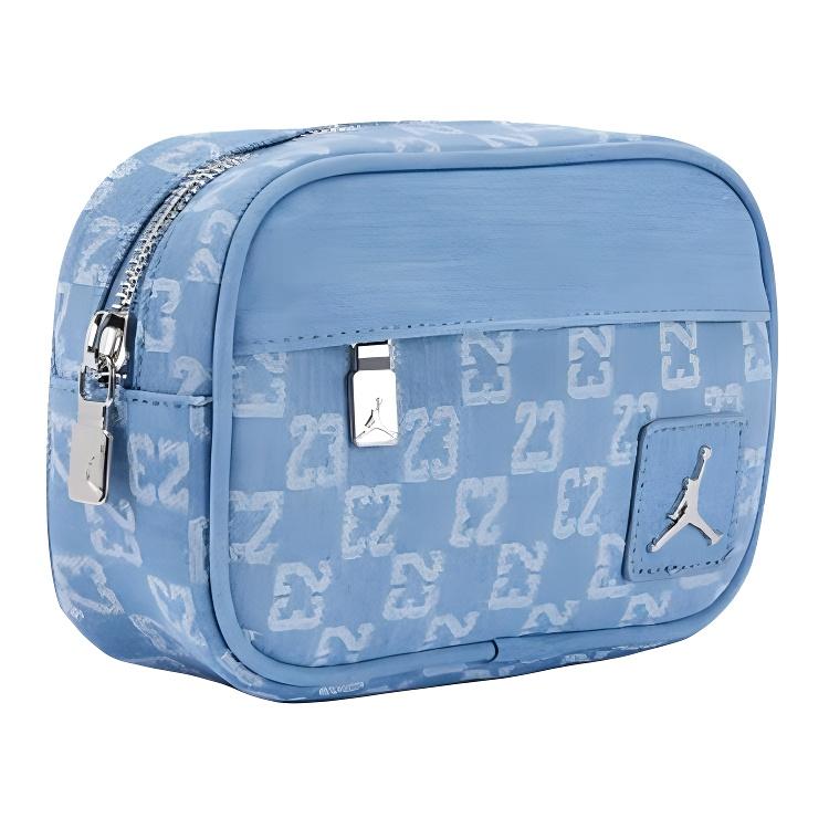 Bolso bandolera de algodón con monograma Jordan nuevo Regular Unisex Azul denim II6453-412