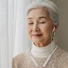 Neckband Hearing Aid Rechargeable Hearing Amplifier Device Neck Hanging Sports Earphone for Seniors and Adults